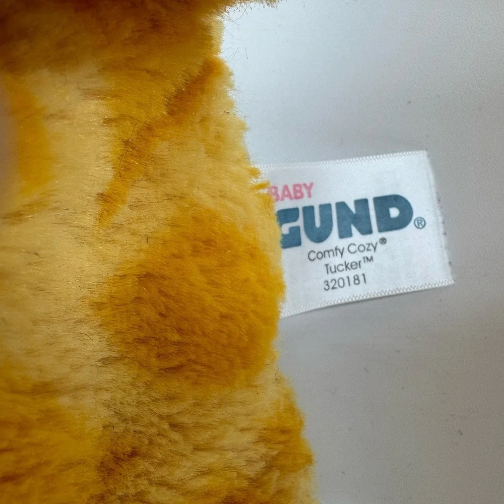 GUND Comfy Cozy Giraffe Baby Security Blanket Lovey Plush Satin Back 320181